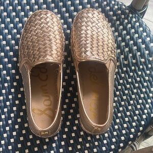 Sam Edelman Gold Espadrilles
